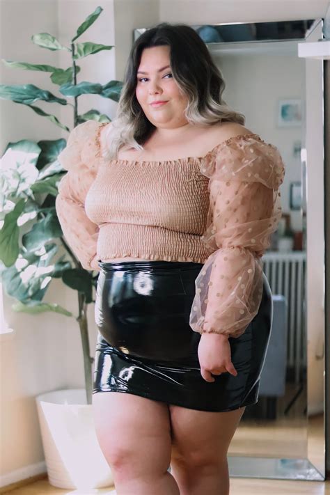 Plus Size Latex Mini Skirt Natalie In The City