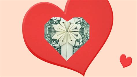 Phong Tran Origami Dollar Bill Origami Heart How To Make A Heart
