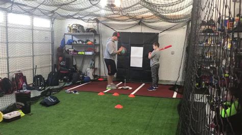 Diy Batting Cage In Garage Diy Basement Batting Cage On Deck Sports