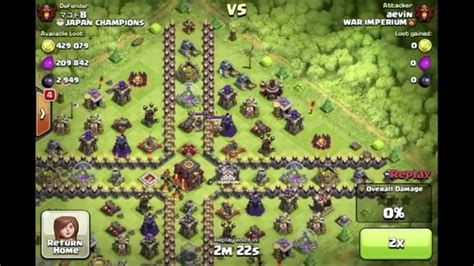 Clash Of Clan Best Attack Strategy Youtube