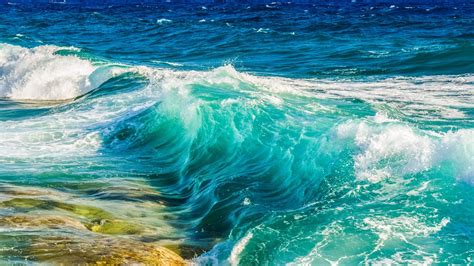 Скачать обои вода природа волны море океан разрешение 1920x1080 224603