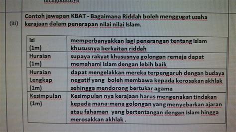 Use the download button below or simple online reader. Contoh Soalan Kbat Pendidikan Islam Beserta Jawapan ...