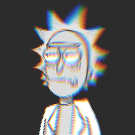 Rick And Morty Blur Cartoon Emo Face Glitches Sad Hd Phone