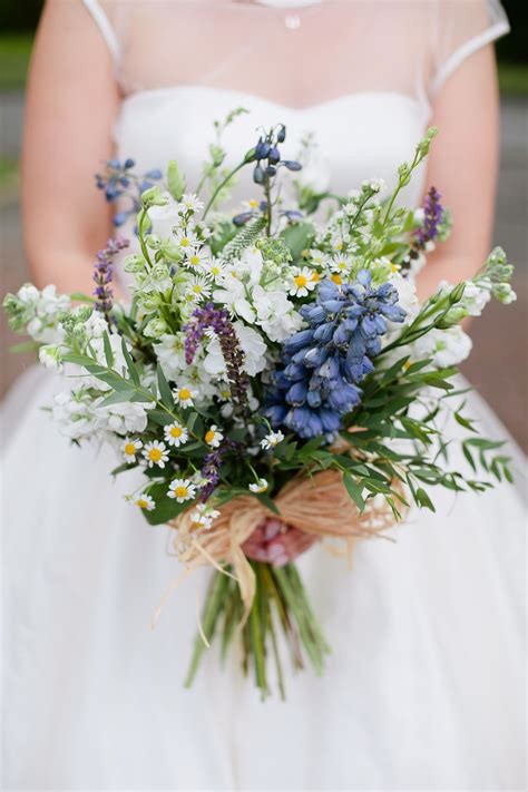 22 Beautiful Bouquets That Can Double As Your Something Blue Flowers