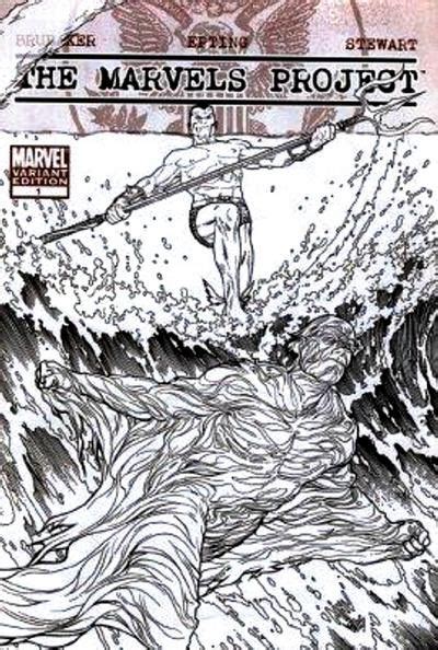 The Marvels Project Variant Edition Sketch Cover The Marvels