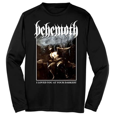 behemoth i loved you at your darkest longsleeve t shirt metal and rock t shirts and accessories