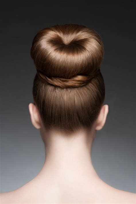 3 Steps To Making A Hair Bun Donut 1 Make A Ponytail On Top Of Your