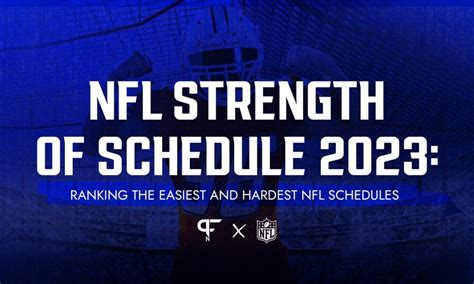 Ranking The Easiest And Hardest Nfl Schedules For All 32 Teams Bonus