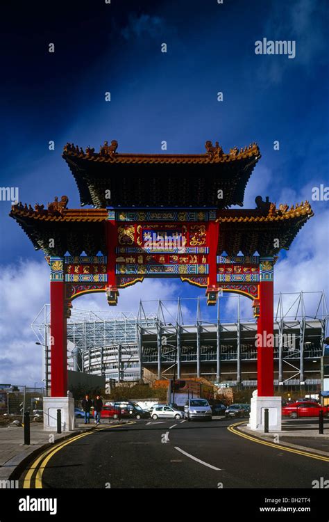 The Chinatown Arch At The Entrance To Stowell Street Chinatown