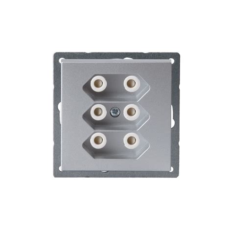 Maybe you would like to learn more about one of these? 3-gang Euro socket outlets, flush mounting IP21: 303UC-83 ...