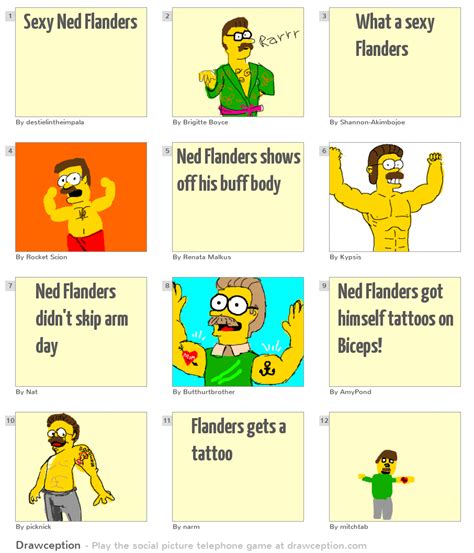 Sexy Ned Flanders Drawception