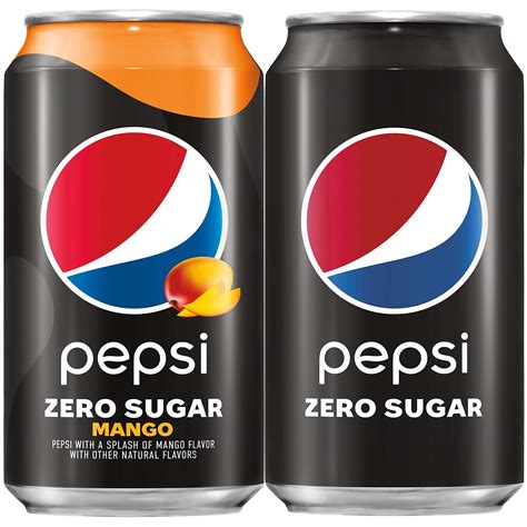 Buy Pepsi Zero Sugar Flavors Variety Pack Original Mango 12oz Cans