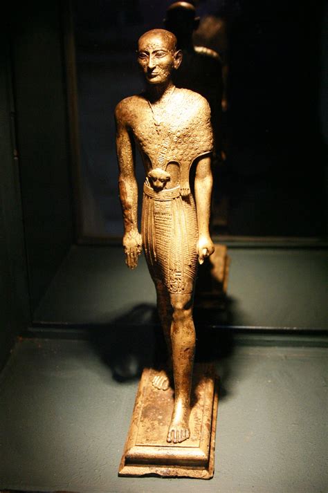 File Bronze Egyptian Priest 6th Century B C Ephesus Museum  Wikimedia Commons