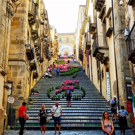 A Landmark Staircase In Sicily Experience Sicily