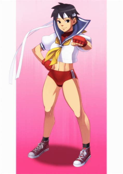 4st Injection Kasugano Sakura Capcom Street Fighter Highres