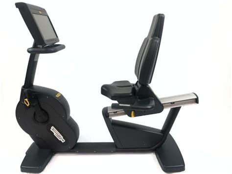 Technogym Excite Recline 1000 Tv Antblackblack Gym Warehouse