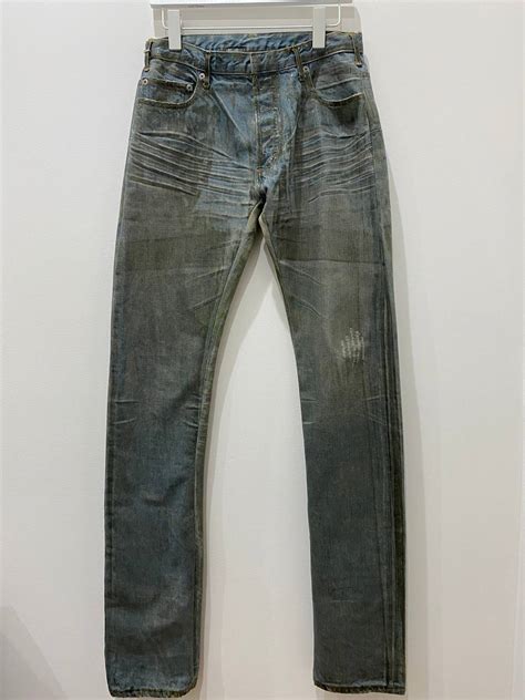 Dior Dior Homme Ss04 ‘strip Waxed Denim Grailed