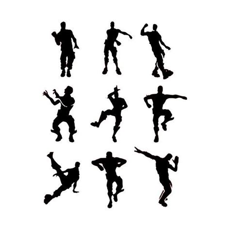 Pin By Fortnite Printables Free For On Party Dance Silhouette