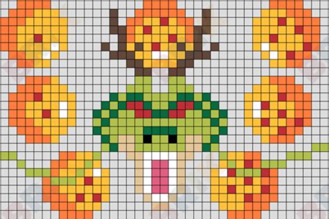 Mew pixel art template by dragon44836 on deviantart. Shenron w/ Dragon Balls Pixel Art | Pixel art, Lego art, Pixel