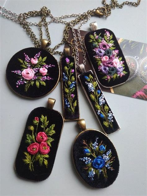 Embroidery Near Me Same Day | Hand embroidered jewelry, Ribbon ...