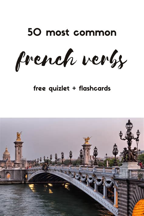 French Verbs List | French Verbs Chart | Most Common French Verbs ...