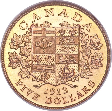 Canada 5 Dollars 1912 1914 George V Foreign Currency