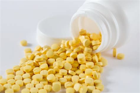 Yellow Pills Stock Photo Image Of Relief Tablet Drug 25687300