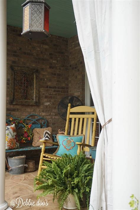 How To Make Drop Cloth Curtains For The Porch Or Patio