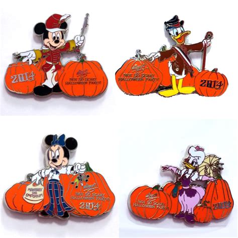 Disney Mystery Pins 2014 Mickeys Halloween Party 8 Pin Set