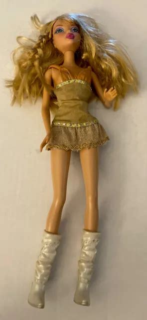 my scene barbie doll vintage 1999 mattel blonde hair blue eyes used 15 00 picclick