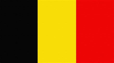 Modèle comprenant une bande de renforcement et deux le drapeau de la belgique est composé de trois bandes verticales ; L'hymne national de la Belgique