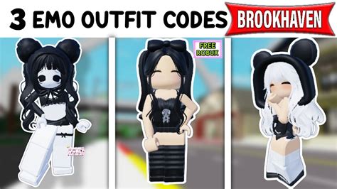 3 EMO OUTFIT ID CODES FOR BROOKHAVEN RP BERRY AVENUE BLOXBURG YouTube