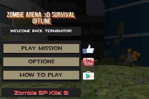 zombie arena 3d survival offline play free online games
