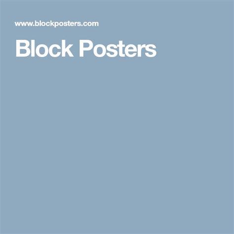 Block Posters Free Poster Maker Poster Free Poster
