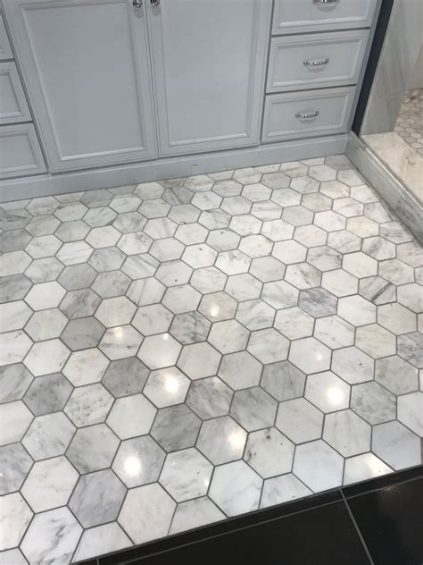 Pin By Ina Karras Steinkamp On Tiles Hexagon Tile Floor Bathrooms