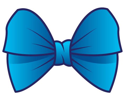 Blue Bow Clipart Png Png Mart