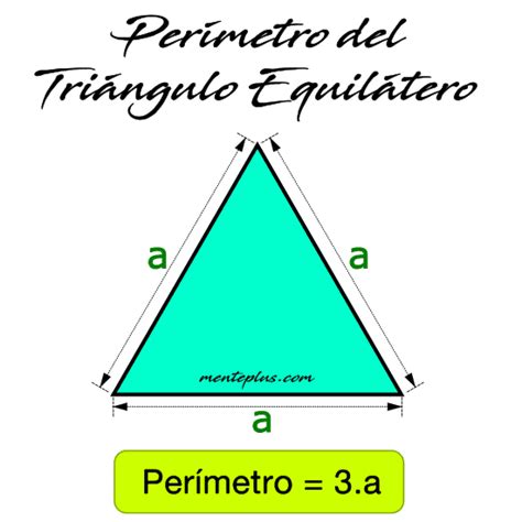 Arriba 102 Foto Una Fórmula Para Calcular El Perímetro Del Triángulo