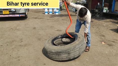 Truck Tubless Tyre Puncher Repair Method YouTube