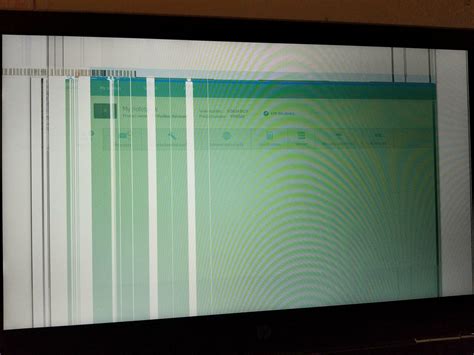 Display is distorted when the LCD screen is moved - HP Support ...