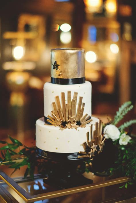 Black And Gold New Years Eve Wedding Ideas Every Last Detail
