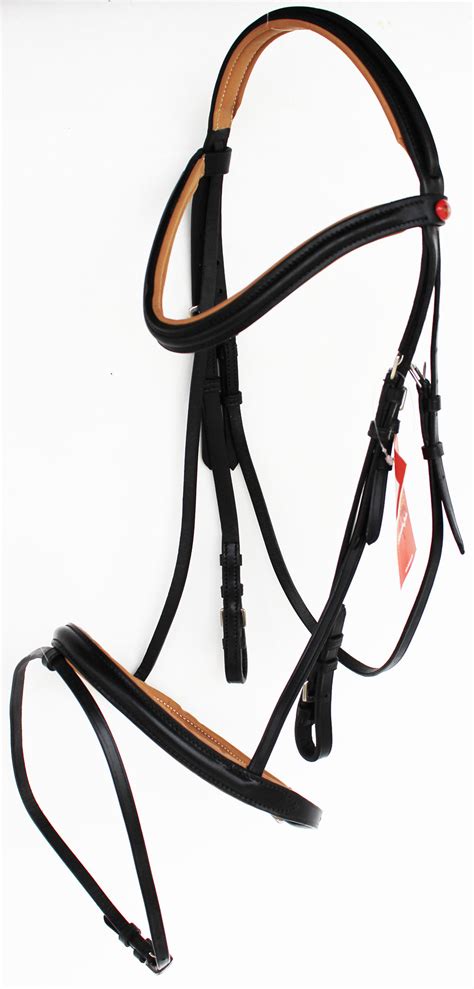 Horse English Padded Leather Jumping Adjustable Bridle Full 803461f Ebay