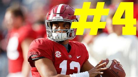 Alabama Should Be Ranked 4 College Football Rankings Youtube