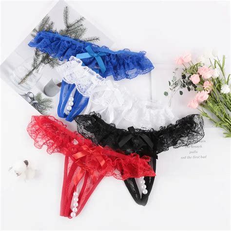 1pc New Womens Sexy Lace Bow Knots Panties Briefs Bikini Knickers Female Lingerie Underwear