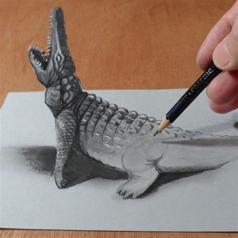 3d Optical Illusions And Anamorphic Drawings Videos 3d Pencil