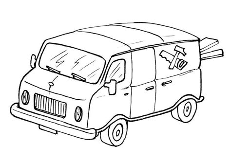 17 dessins de coloriage camionnette à imprimer sur LaGuerche Page 1