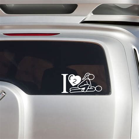 2021 I Love To Have Sex Sexy Girl Guy Heart Car Truck Window Vinyl Decal Sticker From Xymy797