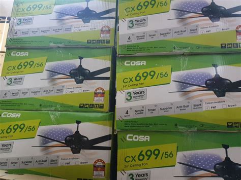 Alpha Cosa Remote Ceiling Fan Cx69956 Cx699 5 Blades Remote Fan