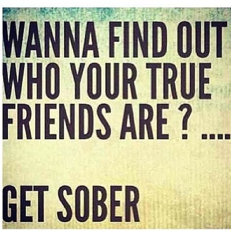 Image Sober Life True Friends Alcohol Quotes