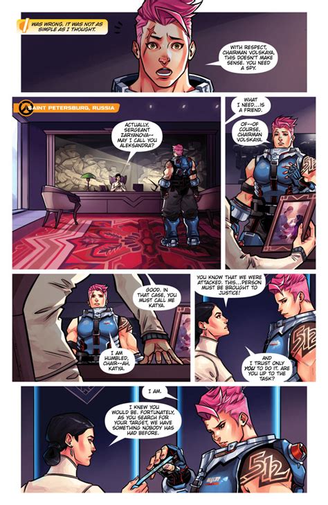 Next Overwatch Comic Is About Zarya See A Preview Here Gamespot