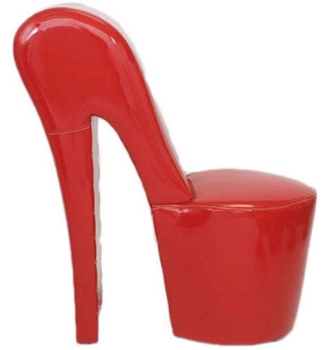 High heel schuh stuhl bestehen aus den sichersten, ungiftigsten materialien und legen höchsten wert auf den komfort von kindern. Casa Padrino High Heel Sessel Rot Lack Luxus Design ...